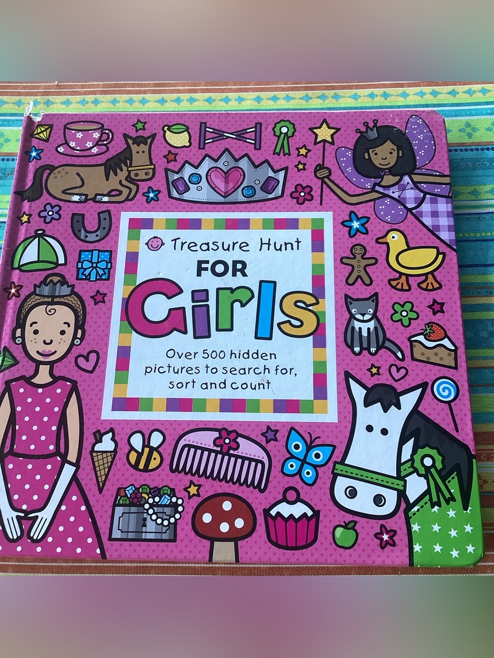 Treasure Hunt for Girls - Search & Count Activity Book - copyright 2010